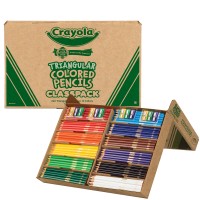Crayola Triangular Colored Pencil Classpack 240 Pieces White Box