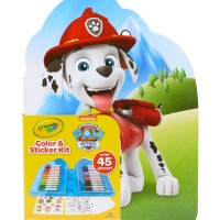 Crayola Color & Sticker Paw Patrol Kit 45 Piece