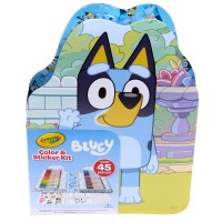 Crayola Color & Sticker Bluey Kit 45 Piece