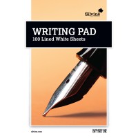 Silvine Writing Pad A5 100 Sheets Lined