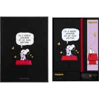 Moleskine LE Set Peanuts NB Large Ruled + 12 Blackwing Soft Pencils + Sharpener