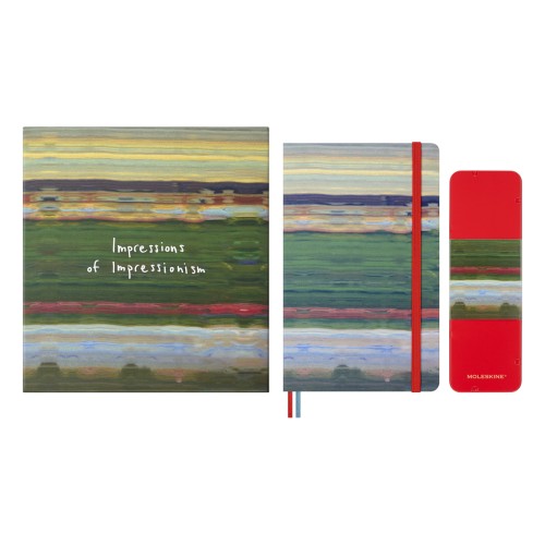 Moleskine LE Impressionism NB (L) Plain + 6 Colour Pencils w/Gift Box Moleskine LE Impressionism NB (L) Plain + 6 Colour Pencils w/Gift Box