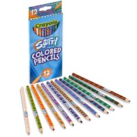Crayola Swirl Colored Pencils Full Size 12Pk
