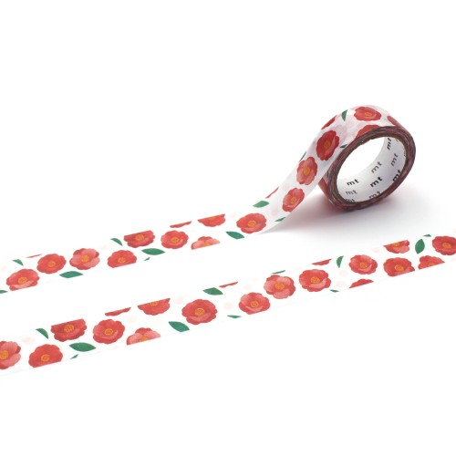 MT Washi Tape 15mm x 5m Maruichikyu Camellia MT Washi Tape 15mm x 5m Maruichikyu Camellia