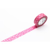 MT Washi Tape 15mm x 7m Heart Spot