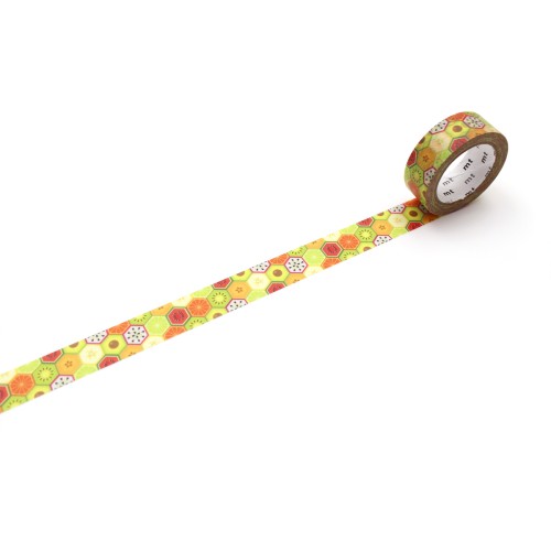 MT Washi Tape 15mm x 7m EX Hexagon Fruits MT Washi Tape 15mm x 7m EX Hexagon Fruits