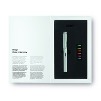 Lamy Safari LE Fountain Pen All White Multi E/Fine (0B1)