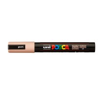 Uni Posca Marker 1.8-2.5mm Med Bullet Powder Pink PC-5M