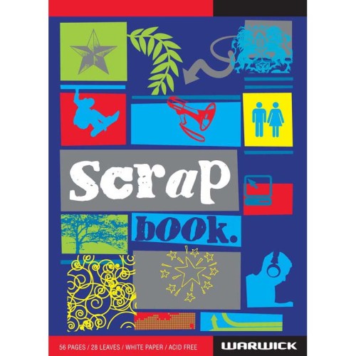 Warwick Scrapbook Super 28 Leaf Blank Pages Assorted Warwick Scrapbook Super 28 Leaf Blank Pages Assorted