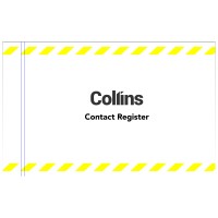Collins Contact Tracing Register Pad 245 X 297Mm 50Lf