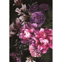 Collins Designer A4 Monthly Planner Bouquet Even Year