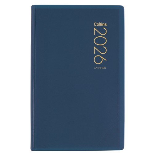 Collins Diary A71P Navy Even Year Collins Diary A71P Navy Even Year