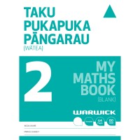 Warwick My Maths Book 2 Unruled 64 Page
