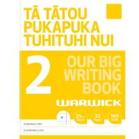 Warwick Our Big Writing Modelling Book 2 Half & Full Ruled Alternating 25mm