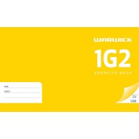 Warwick Exercise Book 1G2 24 Leaf Ruled 25mm 125x202mm