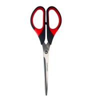 Warwick Scissors Soft Grip Black and Red 182mm Left & Right Handed