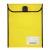 Warwick Homework Bag Medium 290x360mm Hook & Loop Yellow