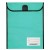 Warwick Homework Bag XL 450x360mm Hook & Loop Aqua