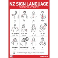Warwick Poster Wall Chart Classroom Sign Language