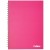 Collins Notebook Wiro A4 Shocking Pink Side Opening 7mm Ruled 100 Leaf