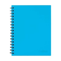 Collins Notebook Wiro 225x175 Sky Blue 100 Leaf Side Opening