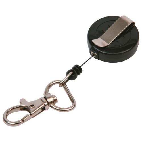 Dixon Key Card Reel Swivel Small Single Black Dixon Key Card Reel Swivel Small Single Black