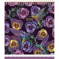 Collins Desk Calendar Beautiful Blooms Even Year