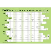 Collins Wall Planner Mid Year Large 2025/2026
