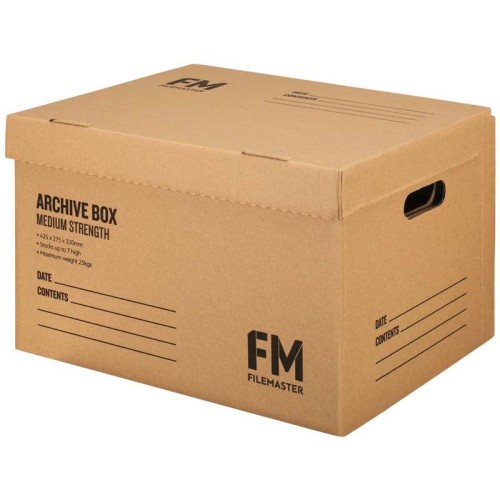 FM Box Archive Kraft Medium Strength 425x275x330mm Inside Measure FM Box Archive Kraft Medium Strength 425x275x330mm Inside Measure