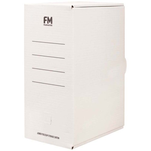 FM Storage Carton White Jumbo 381x250x169mm FM Storage Carton White Jumbo 381x250x169mm