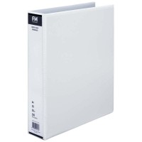 FM Binder Overlay A4 2/38 White Insert Cover