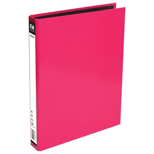 FM Ringbinder Vivid Shocking Pink A4 FM Ringbinder Vivid Shocking Pink A4