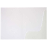 FM Presentation Folder Gloss White Single Pocket 50 Pack 250gsm