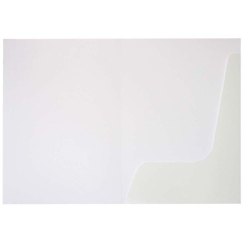 FM Presentation Folder Gloss White Single Pocket 50 Pack 250gsm FM Presentation Folder Gloss White Single Pocket 50 Pack 250gsm