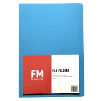 FM File Folder Blue 50 Pack Foolscap