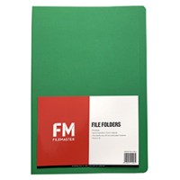 FM File Folder Green 50 Pack Foolscap