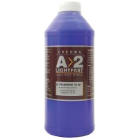 A2 Lightfast Heavybody Acrylic 1 Litre Ultramarine Blue