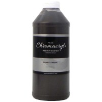 Chromacryl Acrylic Paint Student 1 Litre Burnt Umber