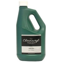 Chromacryl Acrylic Paint Student 2 Litre Deep Green