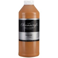 Chromacryl Acrylic Paint Student 1 Litre Raw Sienna