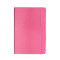Silvine Executive Notebook A5 7mm Ruled 160 Pages Pink