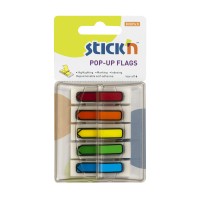 Stick'n Pop Up Flags 45x12mm 150 Sheets 5 Colours