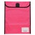 Warwick Homework Bag XL 450x360mm Hook & Loop Pink