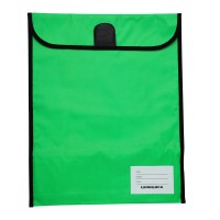 Warwick Homework Bag XL 450x360mm Hook & Loop Lime