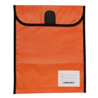 Warwick Homework Bag XL 450x360mm Hook & Loop Orange