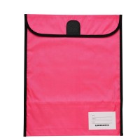 Warwick Homework Bag Medium 290x360mm Hook & Loop Pink