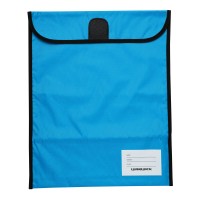 Warwick Homework Bag Medium 290x360mm Hook & Loop Blue