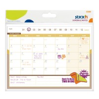 Stick'n D/S Monthly/Weekly Planner 150x203mm 40 Sheets
