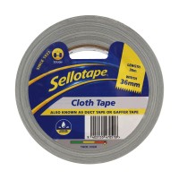 Sellotape 4705S Cloth Silver 36mmx30m