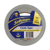 Sellotape 4705S Cloth Silver 72mmx30m
